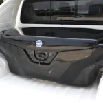 Lockable fiberglass luggage box for pickup truck cargo storage
